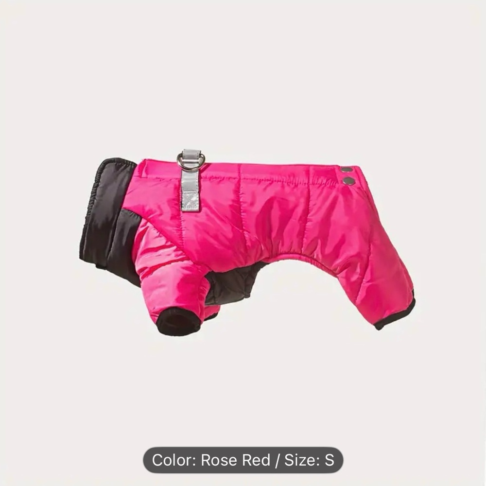 Pink and Black Dog Jacket